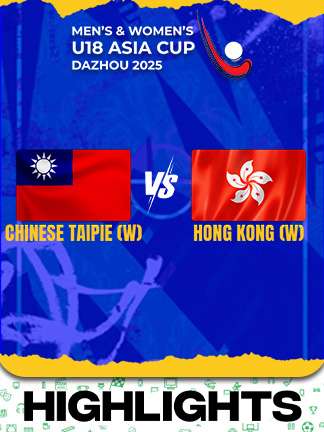 Chinese Taipie W vs Hong Kong W - Highlights - Men’s and Women’s U18 Asia Cup Hockey 2025
