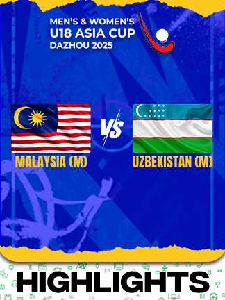 Malaysia M vs Uzbekistan M - Highlights - Men’s and Women’s U18 Asia Cup Hockey 2025