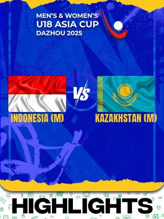 Indonesia M vs Kazakhstan M - Highlights - Men’s and Women’s U18 Asia Cup Hockey 2025