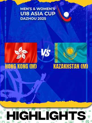 Hong Kong China M vs Kazakhstan M - Highlights - Men’s and Women’s U18 Asia Cup Hockey 2025