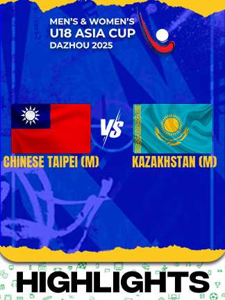 Chinese Taipei M vs Kazakhstan M - Highlights - Men’s and Women’s U18 Asia Cup Hockey 2025