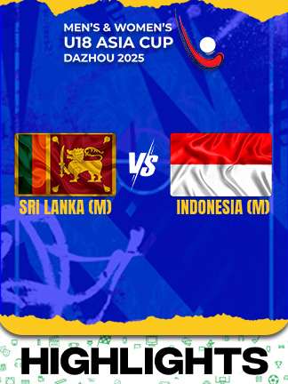 Sri Lanka M vs Indonesia M - Highlights - Men’s and Women’s U18 Asia Cup Hockey 2025