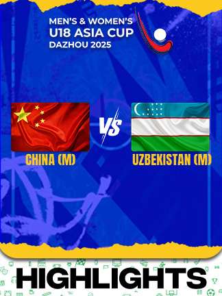 China M vs Uzbekistan M - Highlights - Men’s and Women’s U18 Asia Cup Hockey 2025