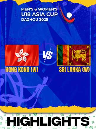Hong Kong China W vs Sri Lanka W - Highlights - Men’s and Women’s U18 Asia Cup Hockey 2025