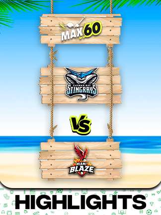 MAX60 - Cayman Bay Stingrays vs Miami Blaze Highlights