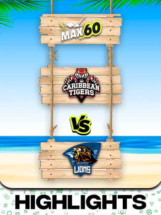 MAX60 - Caribbean Tigers vs Florida Lions Highlights