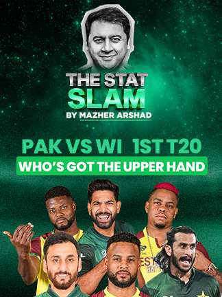 The Stat Slam by Mazher Arshad | Pakistan vs West Indies 1st T20 | Who Will Take the Lead?
