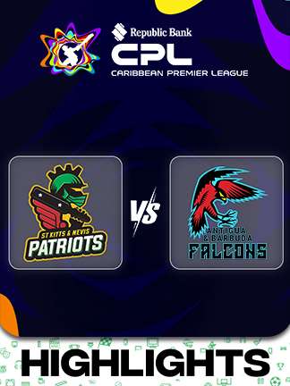 CPL - St Kitts and Nevis Patriots vs Antigua And Barbuda Falcons - Highlights