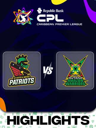 CPL 2025 - St Kitts And Nevis Patriots vs Guyana Amazon Warriors - Highlights