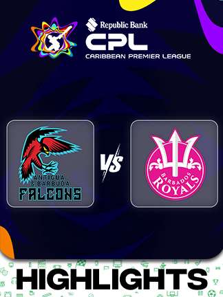 CPL 2025 - Antigua And Barbuda Falcons vs Barbados Royals - Highlights