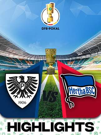 DFB Pokal Football - SC PreuBen Munster vs Hertha BSC