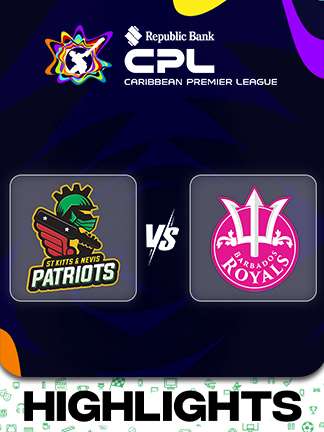 CPL 2025 - SKN Patriots vs Barbados Royals - Highlights