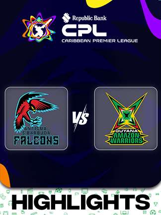 CPL 2025 - Antigua And Barbuda Falcons vs Guyana Amazon Warriors  - Highlights