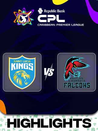 CPL 2025 - St Lucia Kings vs Antigua And Barbuda Falcons - Highlights