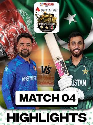 Afghanistan vs Pakistan - 4th T20I - UAE T20I Tri-Series 2025