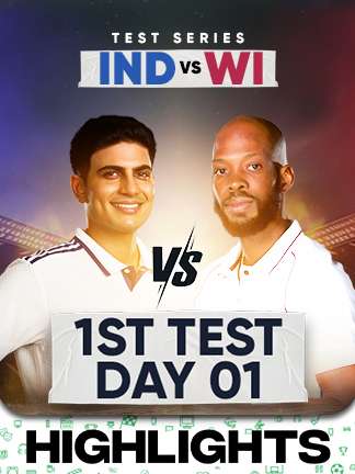 India vs West Indies 1st Test - Day 1 - Highlights