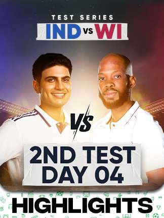 India vs West Indies 2nd Test - Day 4 - Highlights