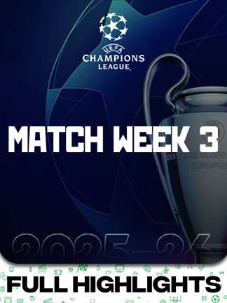 UCL 2025/26 - Match Week 3