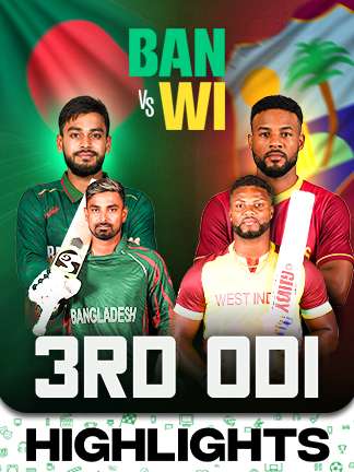 Bangladesh vs West Indies Highlights - 3rd ODI