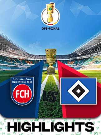 DFB Pokal Football - Heidenheim vs Hamburger