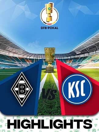 DFB Pokal Football - Mochengladbach vs Karlsruher