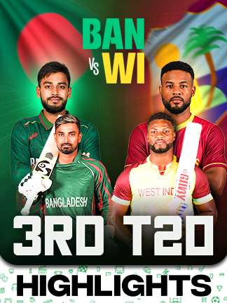Bangladesh vs West Indies Highlights - 3rd T20I