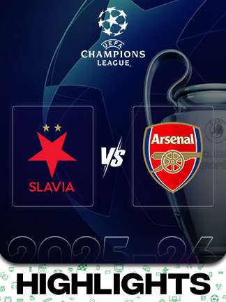 UCL 2025/26 - Slavia Praha vs Arsenal