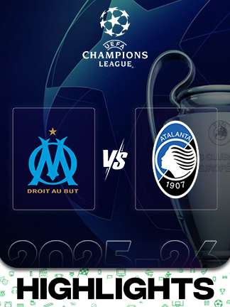 UCL 2025/26 - Marseille	vs Atalanta