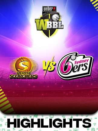 WBBL 2025 - Perth Scrorchers vs Sydney Sixers