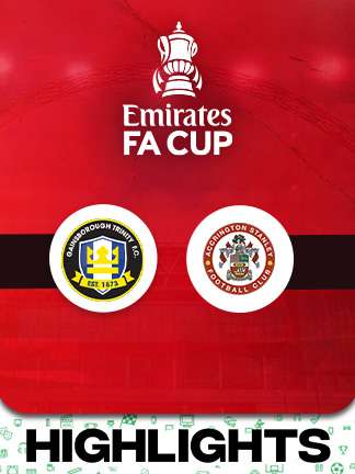 FA Cup 2025/26 - Gainsborough trinity vs Accrington stanley