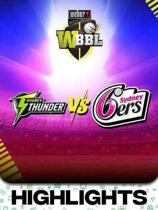 WBBL 2025 - Sydney Thunder Women vs Sydney Sixers Women