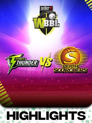 WBBL 2025 - Sydney Thunder vs Perth Scorchers