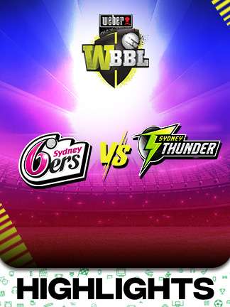 WBBL 2025 - Sydney Sixers Women vs Sydney Thunder Women