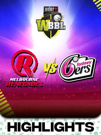 WBBL 2025 - Melbourne Renegades Women vs Sydney Sixers Women