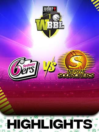 WBBL 2025 - Sydney Sixers Women vs Perth Scorchers Women