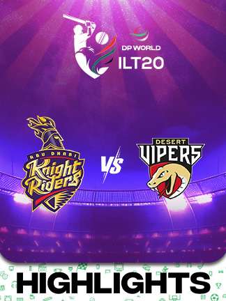 International League T20 2025/26 - Highlights - Abu Dhabi Knight Riders vs Desert Vipers