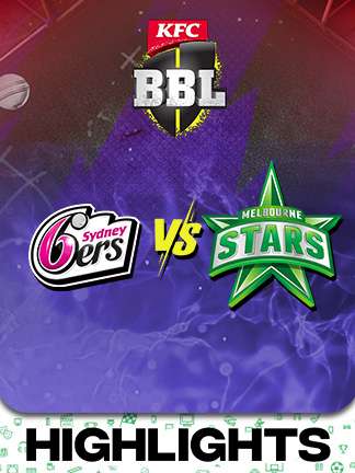 BBL 2025-26 highlights - Sydney Sixers vs Melbourne Stars