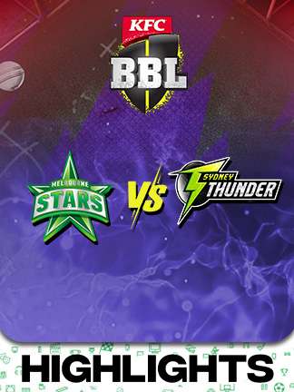 BBL 2025-26 highlights - Melbourne Stars vs Sydney Thunder