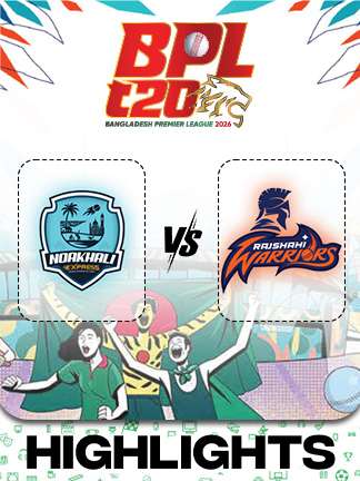 BPL 2025-26 highlights - Noakhali Express VS Rajshahi Warriors