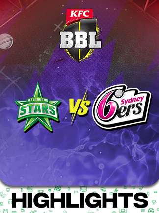 BBL 2025-26 highlights - Melbourne Stars vs Sydney Sixers