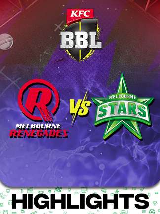 BBL 2025-26 highlights - Melbourne Renegades vs Melbourne Stars