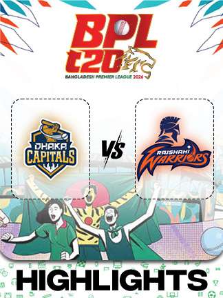 BPL 2025-26 highlights - Rajshahi Warriors vs Dhaka Capitals