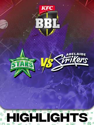 BBL 2025-26 highlights - Melbourne Stars vs Adelaide Strikers