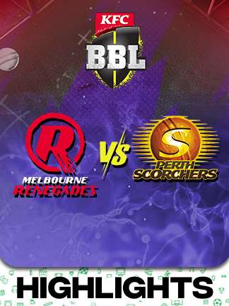 BBL 2025-26 highlights - Melbourne Renegades vs Perth Scorchers