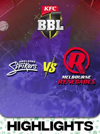 BBL 2025-26 highlights - Adelaide Strikers vs Melbourne Renegades