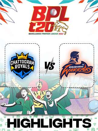 BPL 2025-26 highlights - Chattogram Royals	vs Rajshahi Warriors