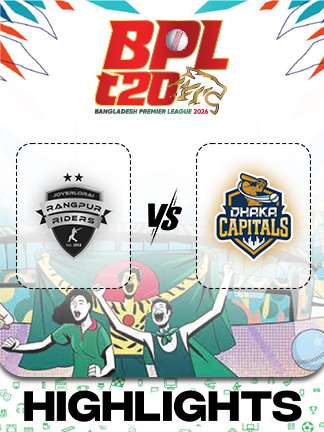 BPL 2025-26 highlights - Rangpur Riders vs Dhaka Capitals