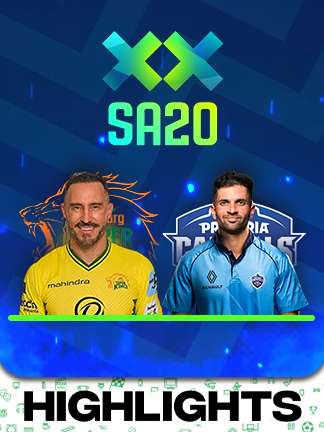 SA20 2025/26 - Joburg Super Kings vs Pretoria Capitals