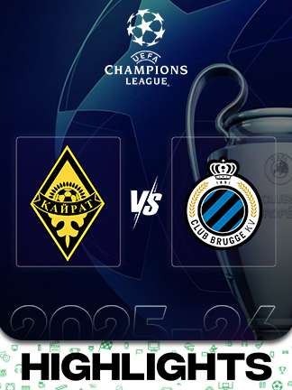 UCL 2025/26 - Kairat vs Club Brugge