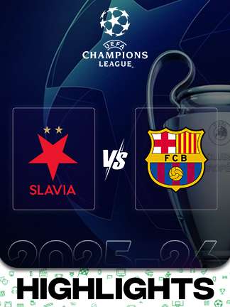 UCL 2025/26 - Slavia Praha vs Barcelona